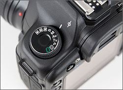 Canon EOS 5D Mark II mode dial