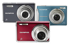 Olympus FE-5020, FE-4000 and FE-46 Digital Cameras
