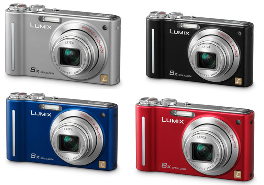 Panasonic Lumix DMC-ZR1 - available in silver, black, blue and red