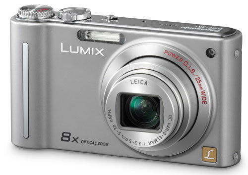 Panasonic Lumix DMC-ZR1 digital camera with 8x zoom lens