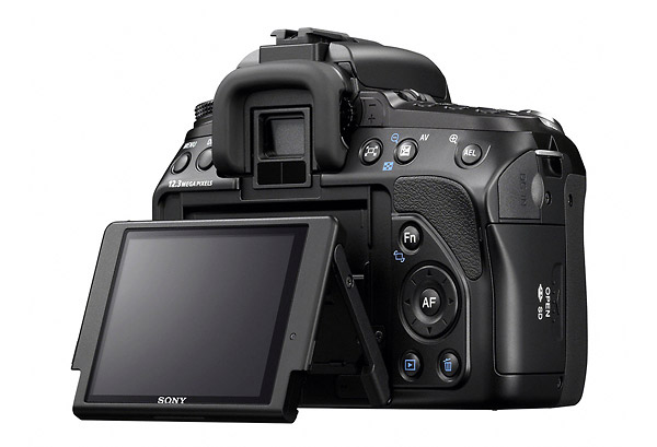 Sony Alpha DSLR-A500 - Tilting Rear LCD