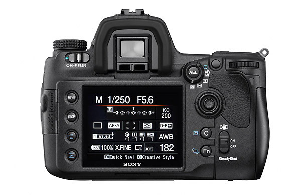 Sony Alpha DSLR-A850 - Rear LCD Display