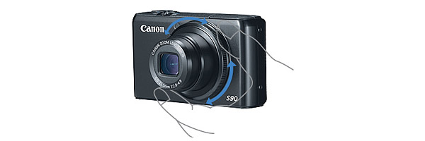 Canon PowerShot S90 - Control Ring