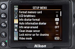 Nikon D5000 - LCD Display