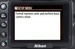 Nikon D5000 - LCD Display