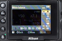 Nikon D5000 - Information Display Screen