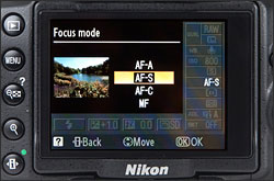 Nikon D5000 - LCD Display