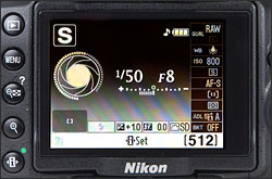 Nikon D5000 - Information Display Screen