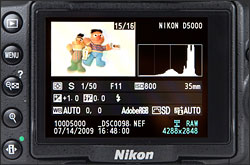 Nikon D5000 - LCD Display