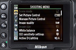 Nikon D5000 - LCD Display