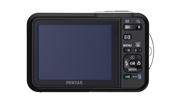 Pentax Optio WS80 - Rear LCD