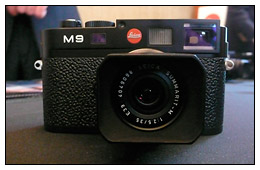 Leica M9 at the press intro event