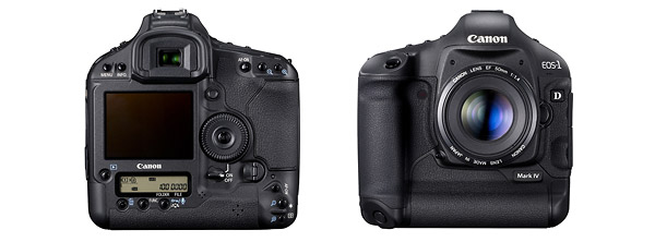 Canon EOS-1D Mark IV pro digital SLR - front and back