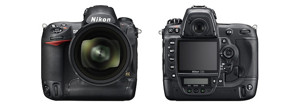 Nikon D3S - Front & Back