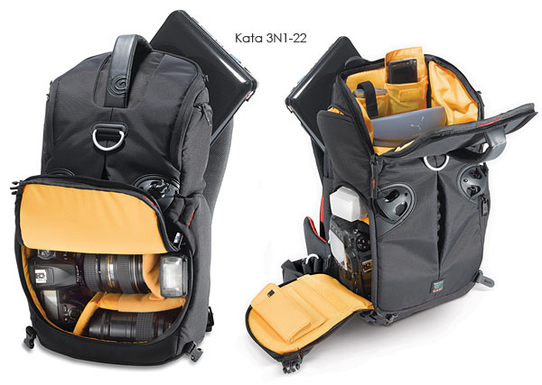 Kata 3 in 1 sling backpack top