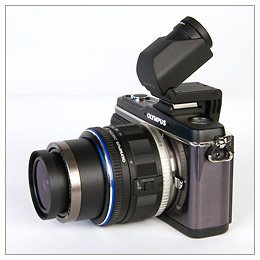 Olympus E-P2 and Articulated EVF