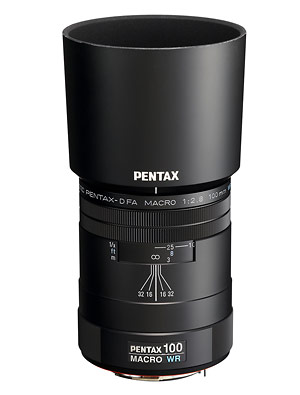 Weather-Resistant Pentax D FA Macro 100mm f/2.8 WR Telephoto Lens