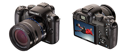 Samsung NX10 Digital Camera - Front & Back