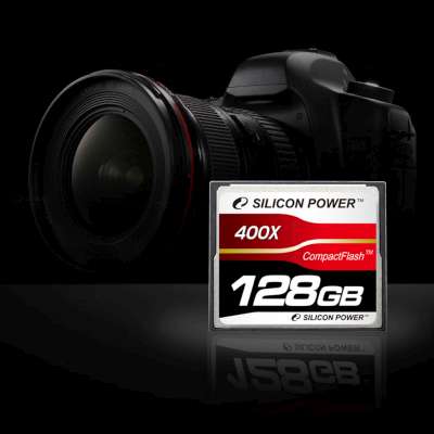 Silicon Power 400x 128GB Compact Flash Memory Card