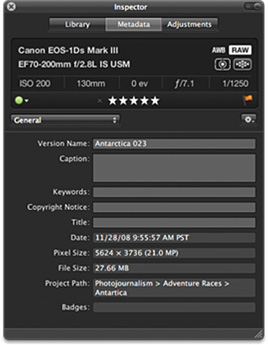 Aperture 3.0 - new Camera ‘LCD’ Panel
