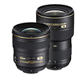Nikon AF-S 16-35mm f/4G VR Zoom and AF-S 24mm f/1.4 Lens
