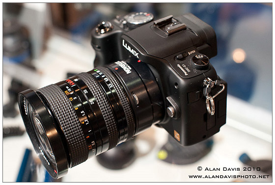 Panasonic Lumix GH1 with Novaflex Leica M Adapter and Leica Lens