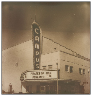 The Campus Theatre - Impossible Project test shot by Nancy L. Stockdale