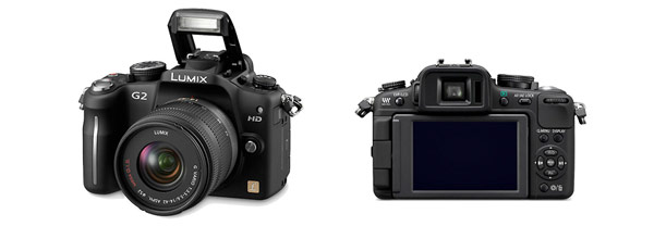 Panasonic Lumix G2 Micro Four Thirds camera - front and back