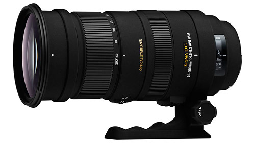 New Sigma APO 50-500mm F4.5-6.3 DG OS HSM Zoom Lens