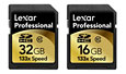 Lexar 32GB and 16GB Professional 133x SDHC