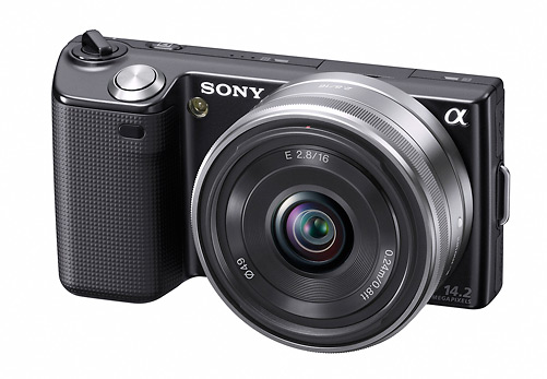 Sony Alpha NEX-5 digital camera - Front