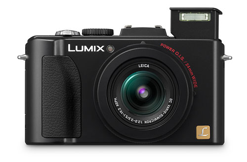 Panasonic Lumix LX5 - pop-up flash