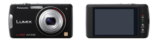 Panasonic Lumix FX700 point-and-shoot camera - front and back