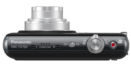 Panasonic Lumix FX700 - top view