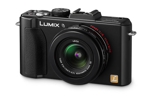 Panasonic Lumix LX5 - front - black