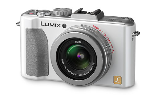 Panasonic Lumix LX5 - front - white