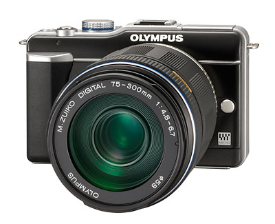 Olympus E-PL1 Pen camera with new M.Zuiko Digital ED 75-300mm f/4.8-6.7 zoom lens