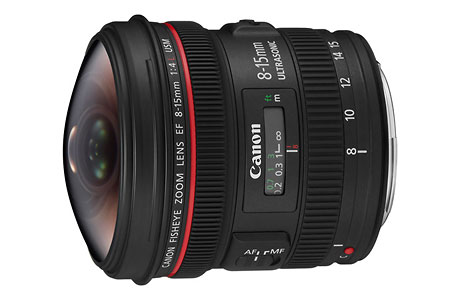 Canon EF 8-15mm f/4L Fisheye Zoom Lens