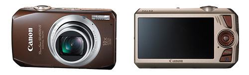 Canon PowerShot SD4500 IS - front & back