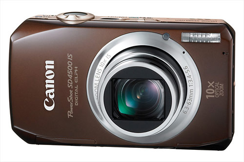 Canon PowerShot SD4500 IS pocket point-and-shoot camera