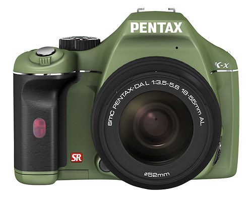 Pentax K-x digital SLR - new olive color