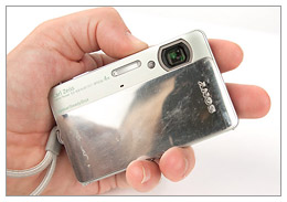 Sony Cybershot TX5 waterproof, shockproof pocket point-and-shoot camera