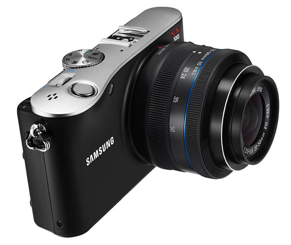 Samsung NX100 Side Lens