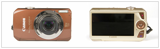 Canon PowerShot SD4500 IS / IXUS 1000 HS - front & back