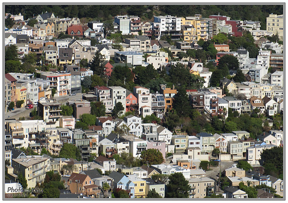 Canon PowerShot SD4500 IS - San Francisco Hillside Houses