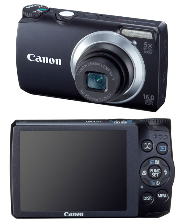 Canon PowerShot A3300 IS, A2200, A1200 and A800 Digital Cameras