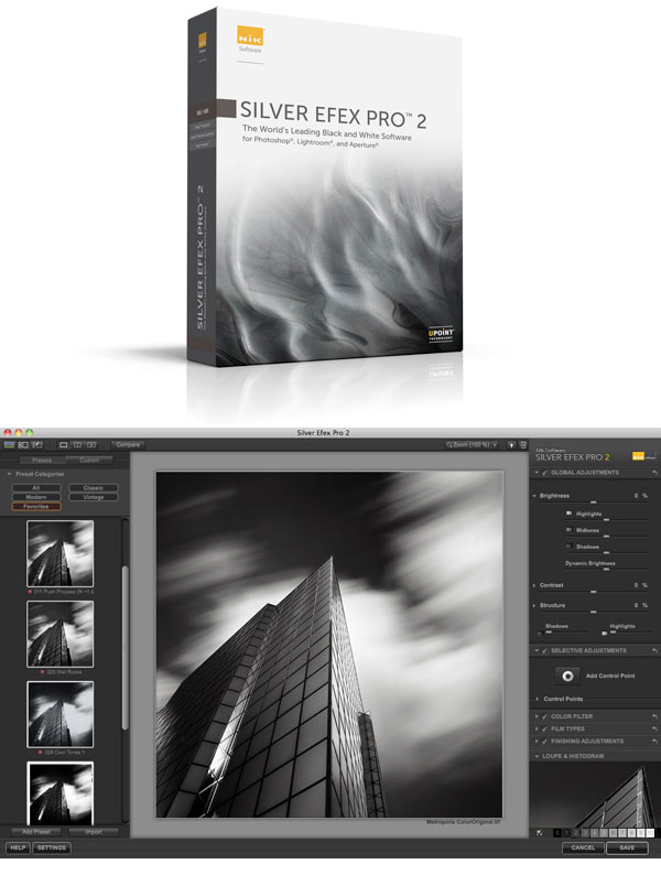 Nik Software Silver Efex Pro 2