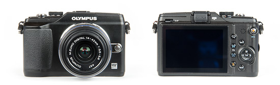 Olympus E-PL2 Pen Camera - front and back