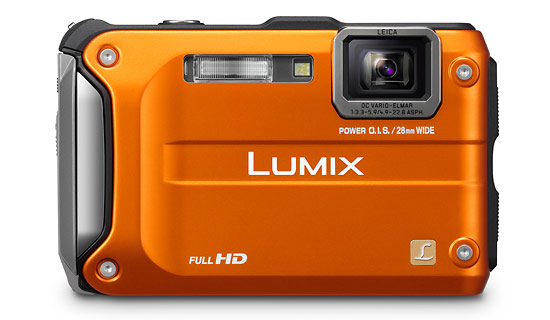 Panasonic Lumix TS3 rugged camera - front