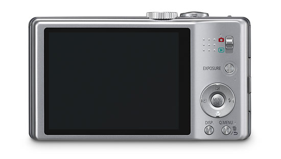 Panasonic Lumix ZS8 - rear LCD